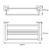 Black Towel Rack 600mm