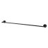 Round Black Single Towel Rack Rail 790mm