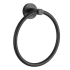 Round Black Hand Towel Ring
