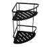Matte Black Stainless Steel 2 Tier Shower Caddy Shelf