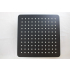 Super-slim Square Black Rainfall Shower Head 250mm