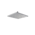 Square Chrome Brass Rainfall Shower Head 300mm