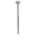 Round Chrome Ceiling Shower Arm 400mm