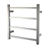 Chrome Square Electric Heated Towel Rack 4 Bars
