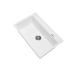 Carysil Waltz White Single Bowl Granite Kitchen Sink 780*510*220mm