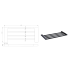 Cora Towel Shelf 600 mm Matt Black