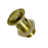 Brushed Gold Solid Brass 32mm Bathroom Basin Sink Pop Up Waste With Overflow