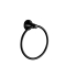 Clasico Towel Ring in Matt Black