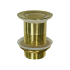 Brushed Gold Solid Brass 32mm Bathroom Basin Sink Pop Up Waste Non Overflow