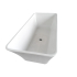 1500mm Rectangle Gloss White Acrylic Free Standing Bathtub No Overflow