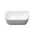 1500mm Kiama Grooved Gloss White Back to Wall FlutedBathtub 