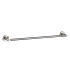 Otus Round Single Towel Rail 750mm Brushed Nickel