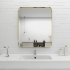 750mm Bronze Framed Bathroom Rectangle Mirror