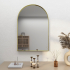 600mm Bronze Framed Bathroom Arch Mirror