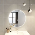 750mm Round 3 Color Backlit Bathroom LED Mirror(Touchless Sensor Switch)
