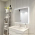 900mm Curved Rim Rectangle 3 Color Backlit Bathroom LED Mirror(Touchless Sensor Switch)