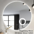 900mm Round Three Color Frameless Backlit Touchless Bathroom LED Mirror