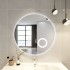 900mm Round Three Color Frameless Backlit Touchless Bathroom LED Mirror
