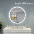 900mm Round 3 Color Frontlit Bathroom Bathroom LED Mirror(Touchless Sensor Switch)