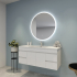 900mm Round 3 Color Frontlit Bathroom Bathroom LED Mirror(Touchless Sensor Switch)