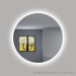 900mm Round 3 Color Frontlit Bathroom Bathroom LED Mirror(Touchless Sensor Switch)