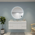 900mm Round 3 Color Backlit Bathroom LED Mirror(Touchless Sensor Switch)