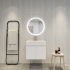 600mm Round 3 Color Frontlit Bathroom LED Mirror(Touchless Sensor Switch)