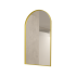 500x900mm Brushed Gold Framed Arch 3 Color Backlit LED Mirror(Touchless Sensor Switch)