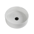 350mm Round Gloss White Ceramic Above Counter Basin Non-overflow
