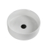 400mm Round Gloss White Ceramic Above Counter Basin Non-overflow