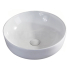 420mm Round Gloss White Ceramic Above Counter Basin Non-overflow