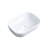 460mm Rectangle Gloss White Ceramic Above Counter Basin Non-overflow