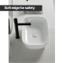 460mm Rectangle Gloss White Ceramic Above Counter Basin Non-overflow
