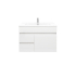 750MM Gloss White MDF Bathroom Vanity Left Drawers Wall Hung Cabinet Only 