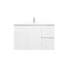 900MM Amber Matte White 2PAC MDF 2L/DW 2R/DR Wall Hung Cabinet Only