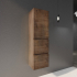 1350mm Dark Oak TT MDF 2 Drawers Single Door Tall Boy
