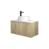 Kiama 740Lx386Dx380Hmm White Oak 1/DW Narrow Wall Hung Vanity