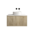 Kiama 740Lx386Dx380Hmm White Oak 1/DW Narrow Wall Hung Vanity