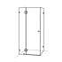 10mm Corner Frameless Shower Screens, L Shape, Pivot Door