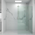 10mm Wall to Wall Frameless Shower Screen, Single Panel, Fixed Panel