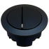 BTW Cistern Matt Black Round Button