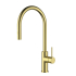 Otus Slimline SS Gooseneck Pull-Out Sink Mixer Brushed Gold