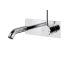 Otus Slimline Wall Basin Mixer Trim Kit Lever Up Chrome