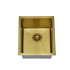 Stainless Steel Undermount Sink (R10 Corner) Brushed Gold