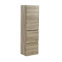 1350mm White Oak TT MDF 2 Drawers Single Door Tall Boy