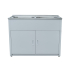 1170X510X870mm Double 90L Laundry Tubs