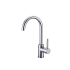 Round Chrome Gooseneck Sink Mixer