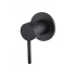 Round Matte Black Shower Mixer