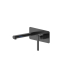 Matt Black Wall Basin Mixer With LED