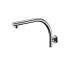 Round Curved Shower Arm Brushed Nickel